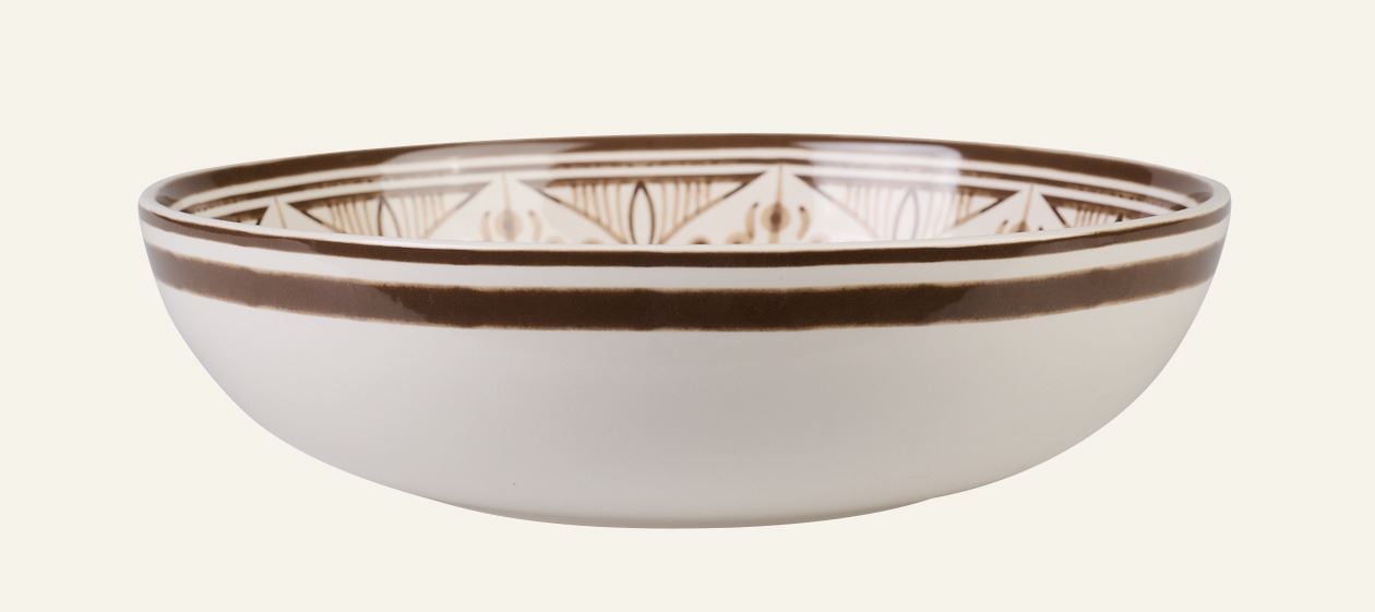 Salatschüssel Braun - ø29 cm Braun - 1