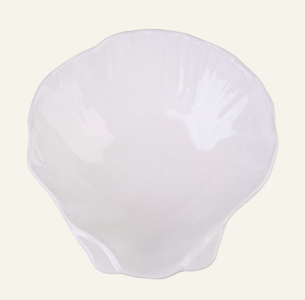 Schüssel Weiß - 25,5x21,8x6,8 cm Weiß - 1