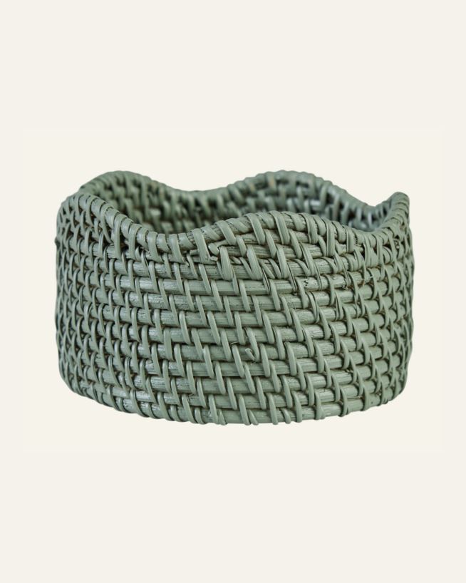 Flaschenkorb Grün - ø12 h7 cm Grün - 1