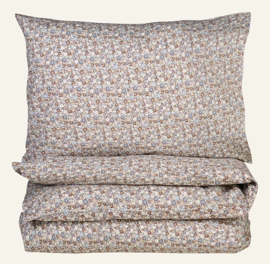 Baumwollbettwäsche Multi/Blue - 135x200 cm/80x80 cm Multi/Blue - 1
