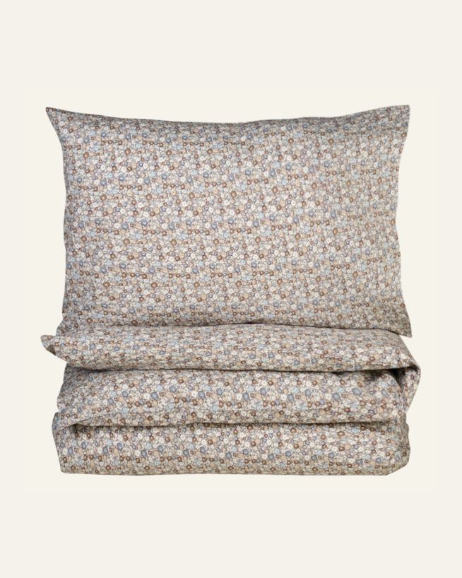 Baumwollbettwäsche Multi/Blue - 135x200 cm/80x80 cm Multi/Blue - 1
