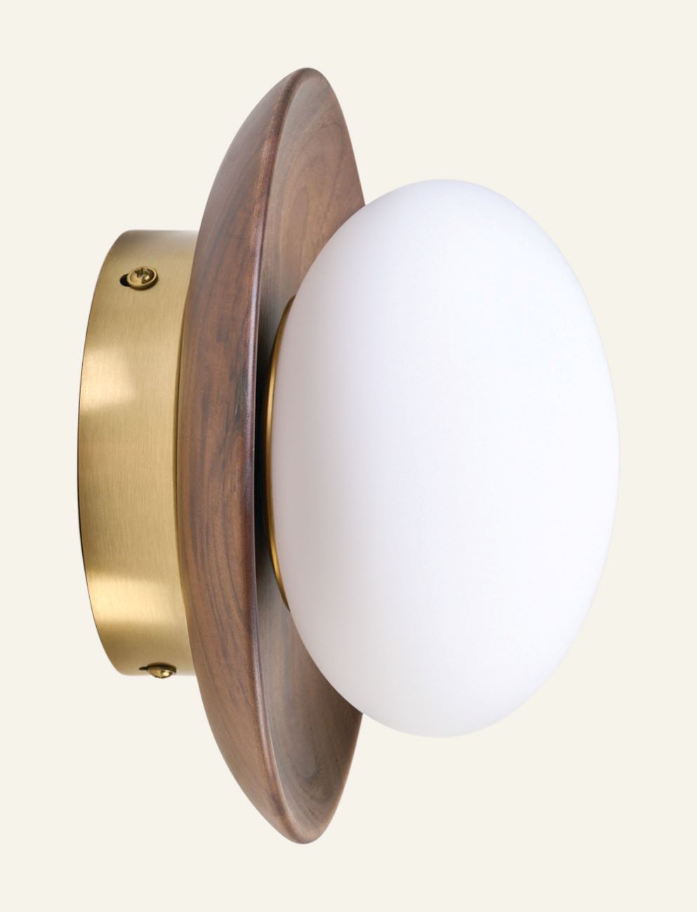 Wandleuchte Braun - ø20 Braun - 1