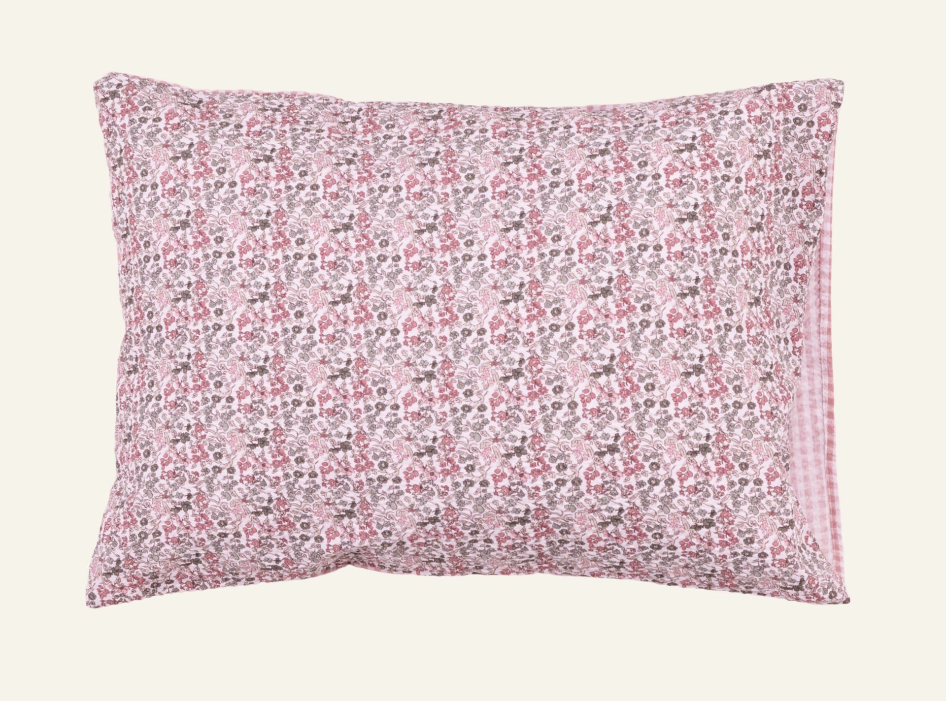 Seersucker-Kissenbezug Multi/Pink - 50x70 cm Multi/Pink - 1