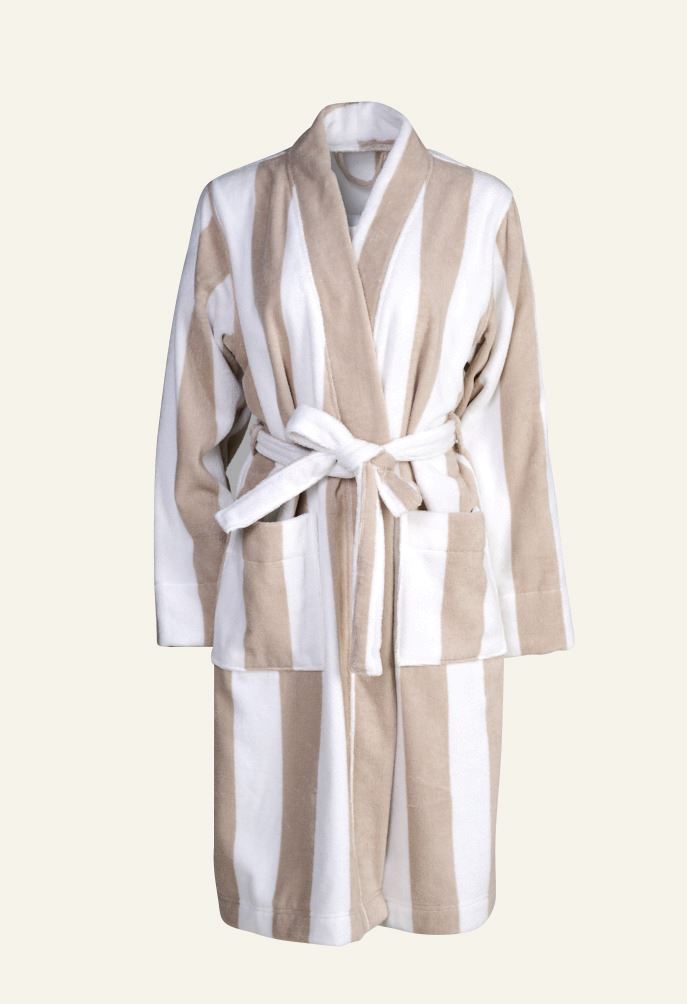 Bademantel Beige - S/M Beige - 1