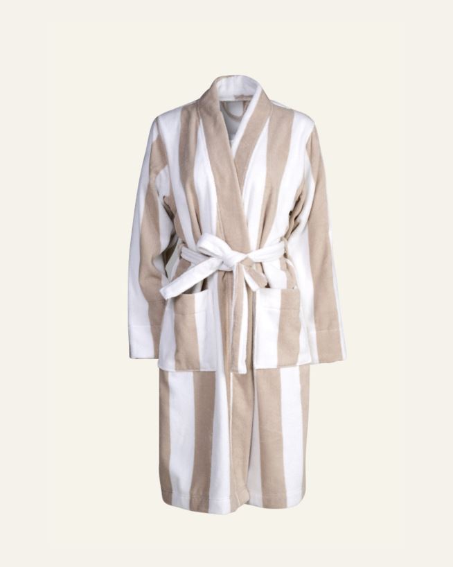 Bademantel Beige - S/M Beige - 1
