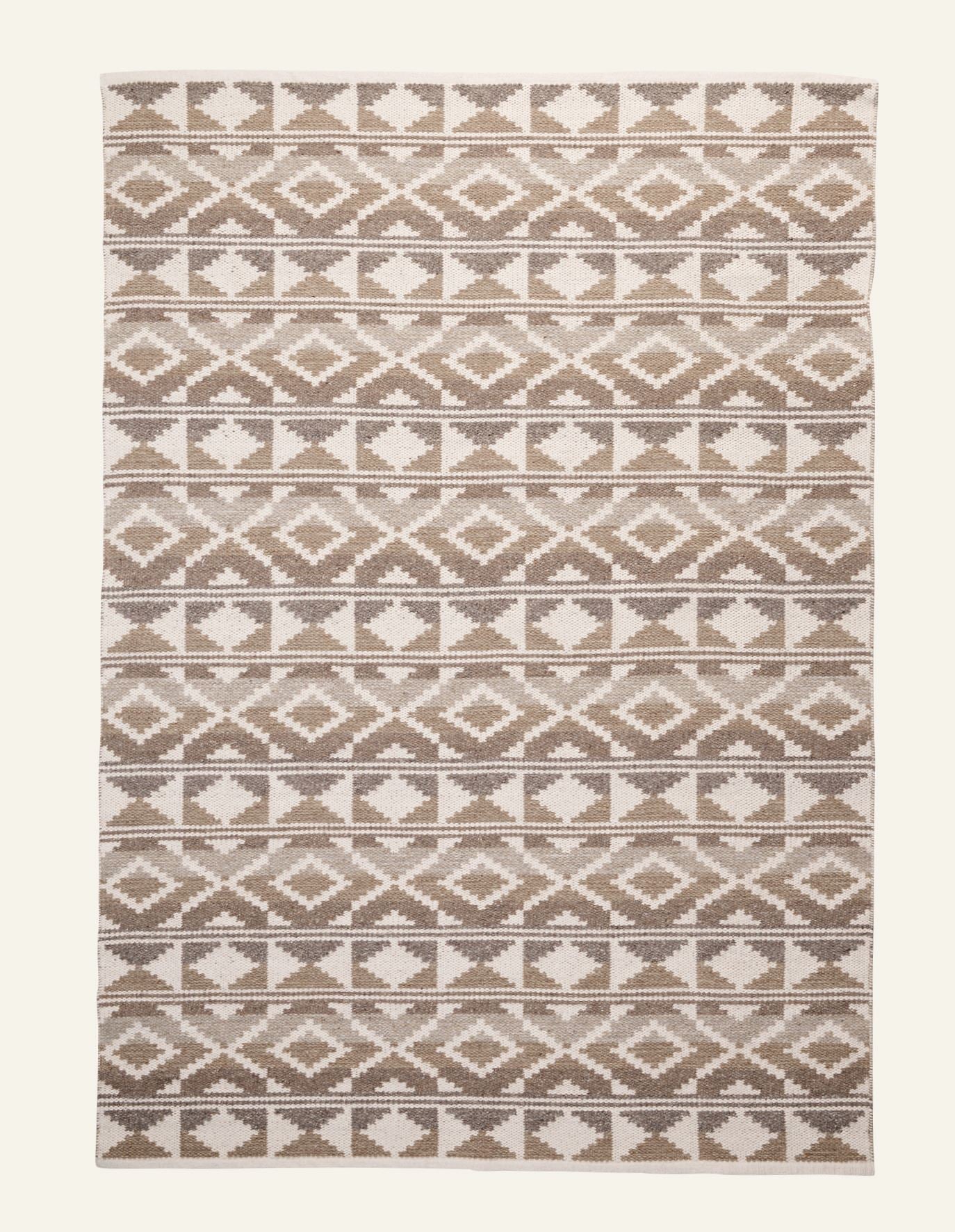 Wollteppich Multi/Braun - 200x300 cm Multi/Braun - 1
