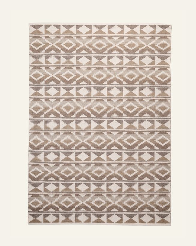 Wollteppich Multi/Braun - 200x300 cm Multi/Braun - 1
