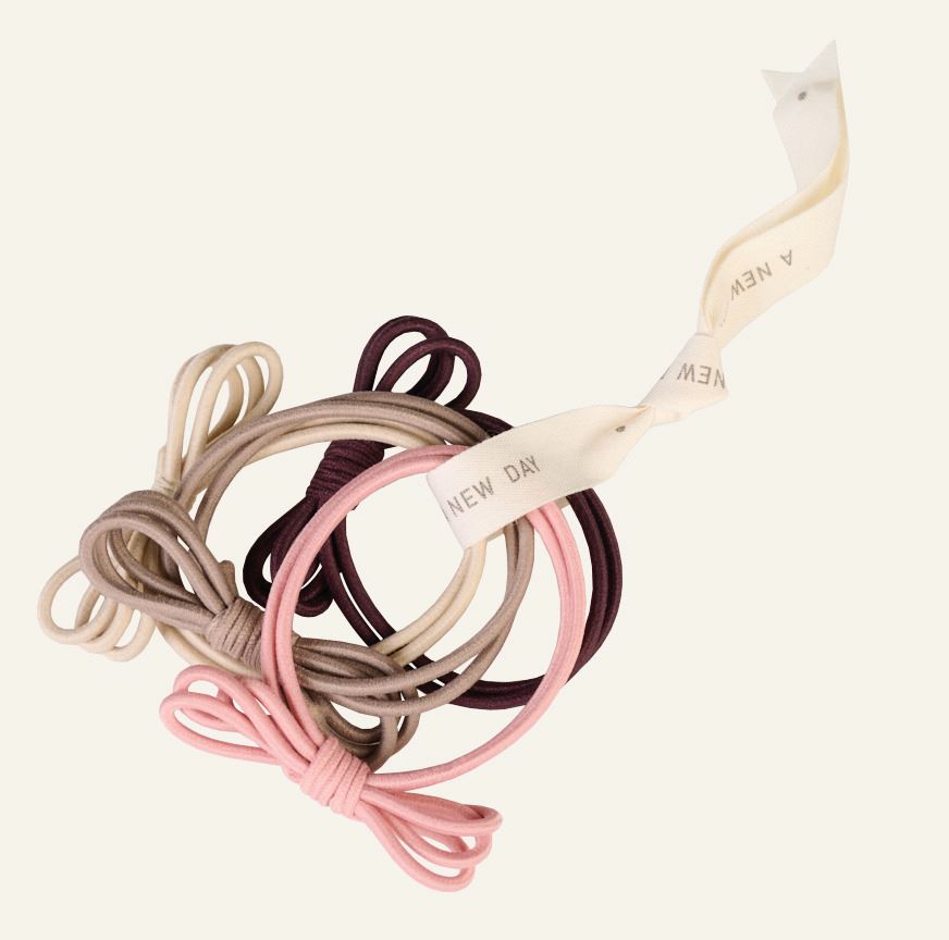 4 Stück Haarbänder Multi/Pink - ø6cm Multi/Pink - 1