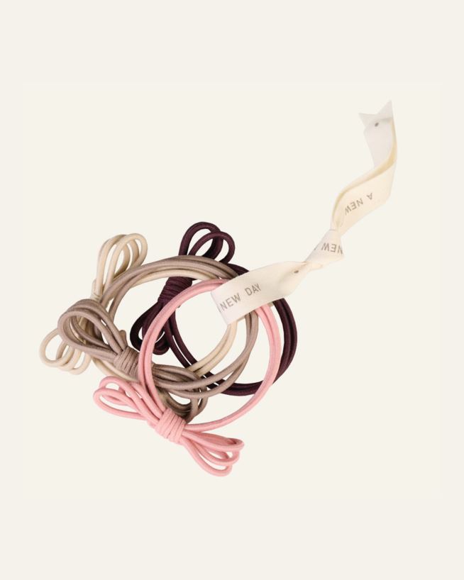 4 Stück Haarbänder Multi/Pink - ø6cm Multi/Pink - 1