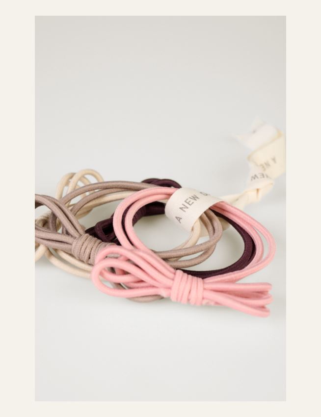 4 Stück Haarbänder Multi/Pink - 2