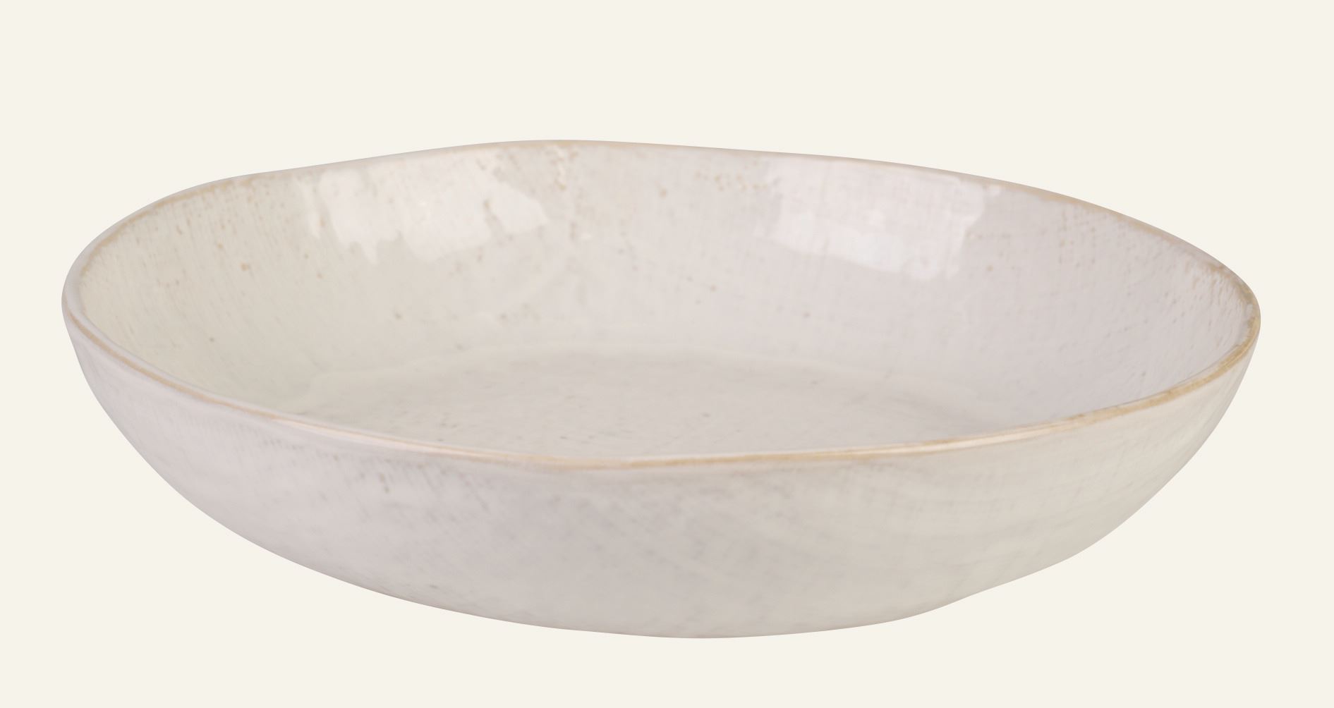 Tiefer Teller Creme - ø22 cm Creme - 1