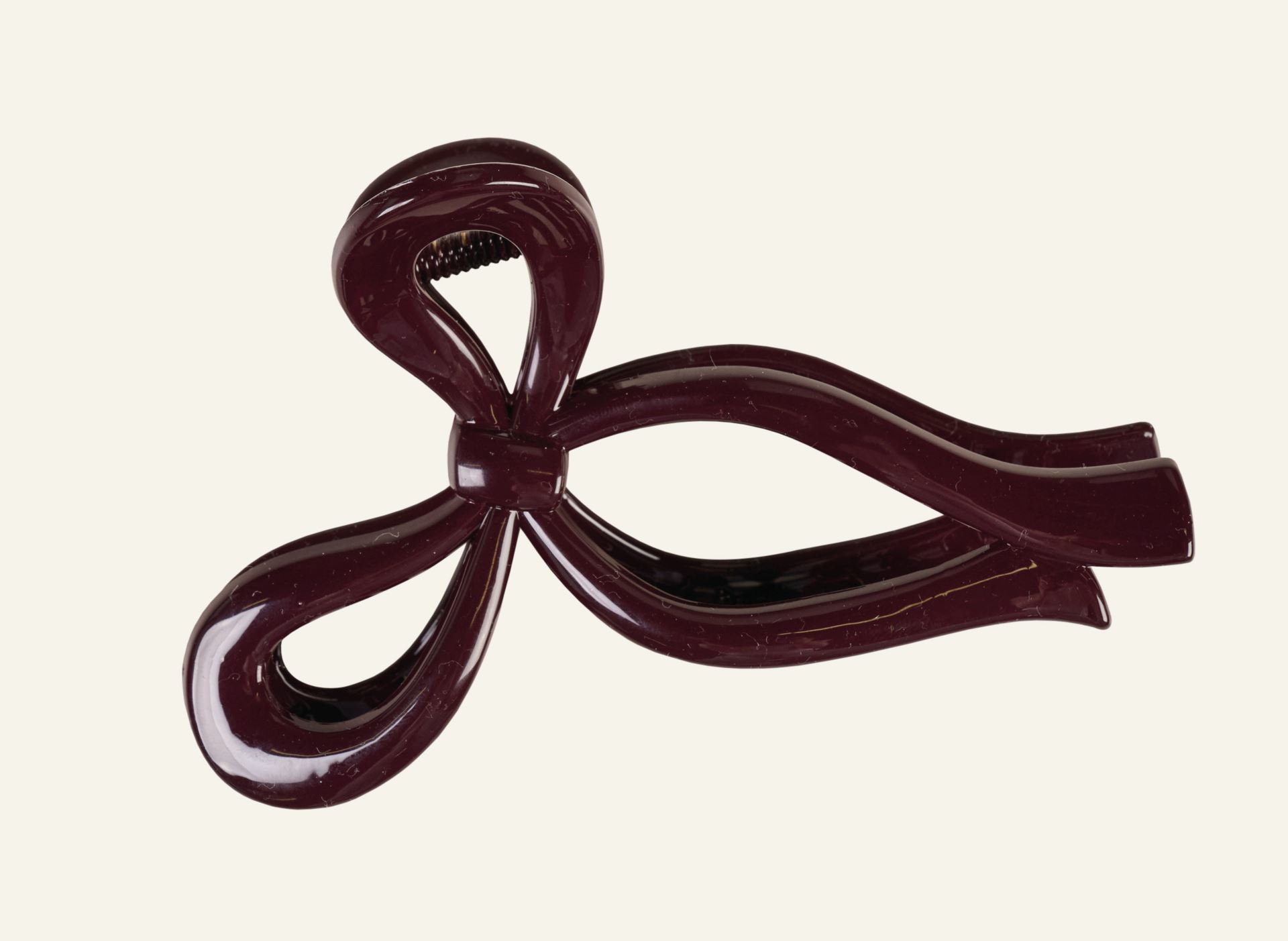 Haarklammer Burgund - 11x7x3,5 cm Burgund - 1