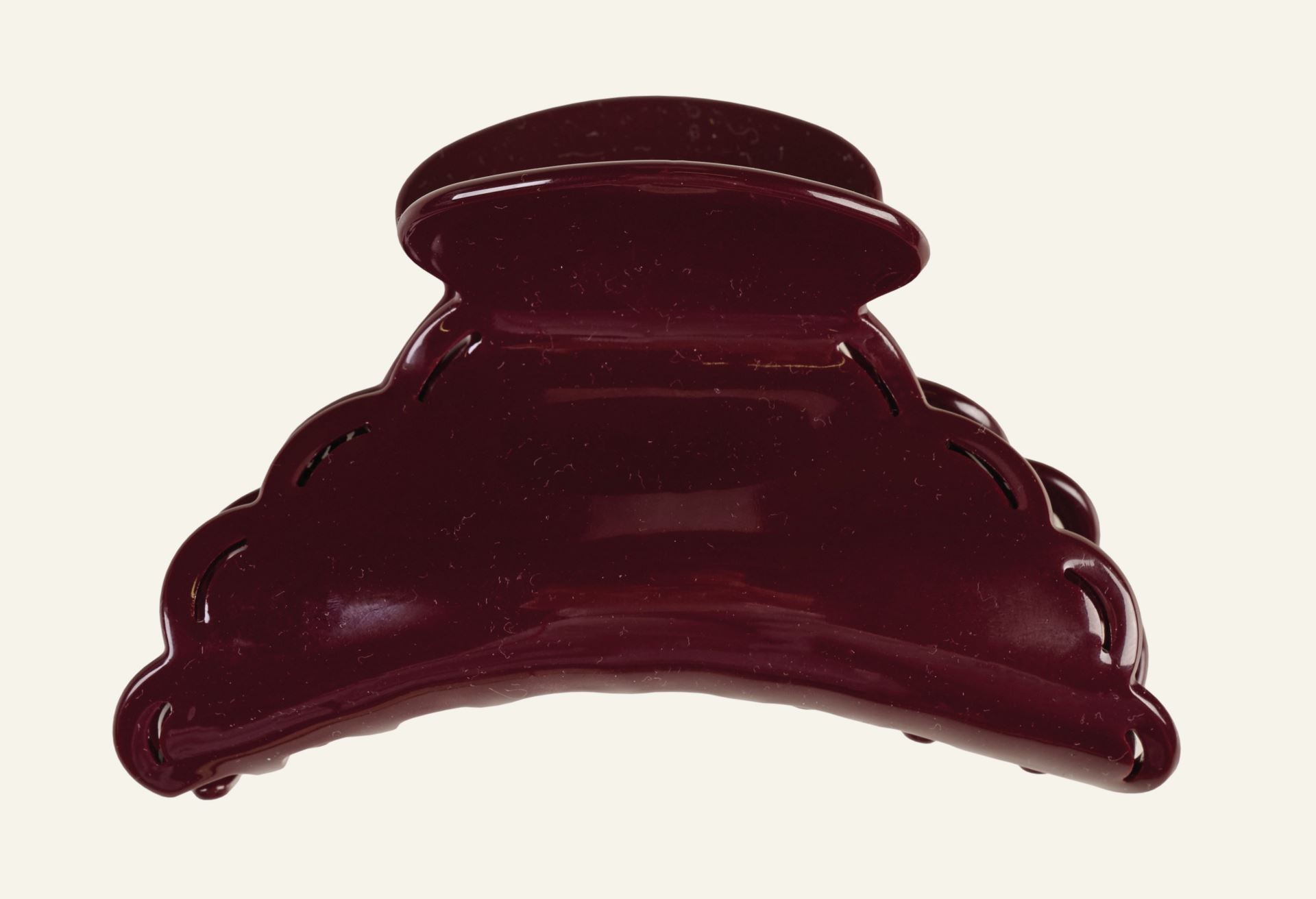 Haarklammer Burgund - 11x5x5,5 cm Burgund - 1