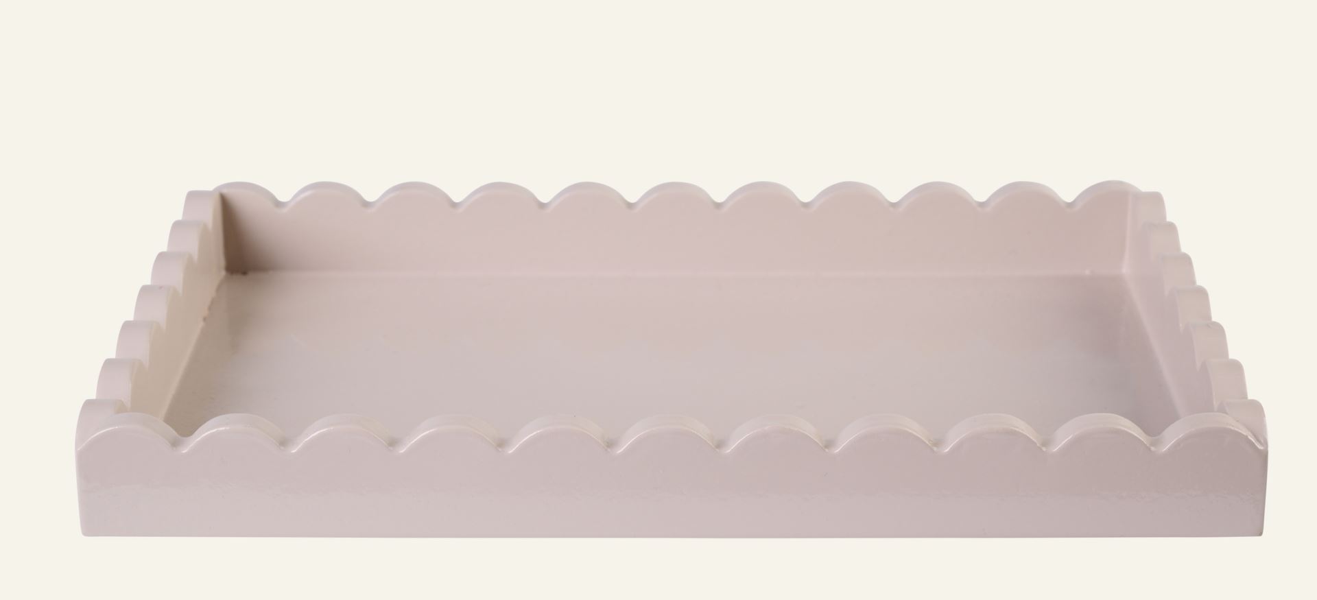 Tablett Beige - 20x30x3 cm Beige - 1