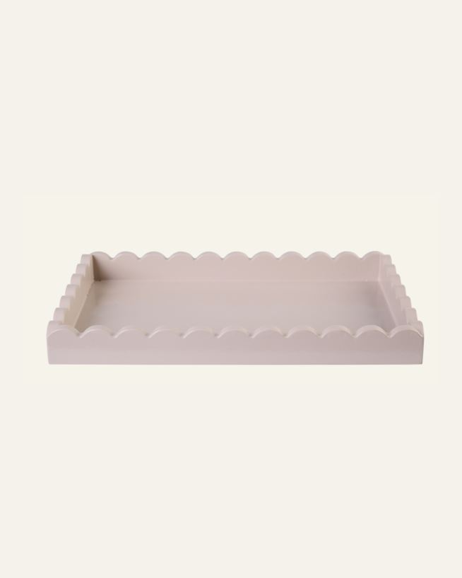 Tablett Beige - 20x30x3 cm Beige - 1