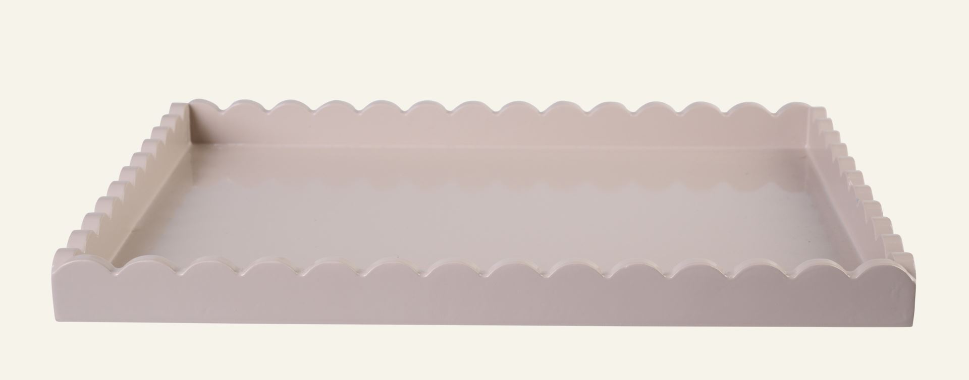 Tablett Beige - 30x40x3 cm Beige - 1