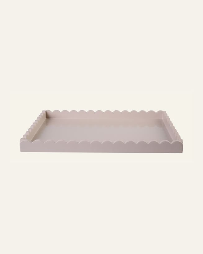 Tablett Beige - 30x40x3 cm Beige - 1