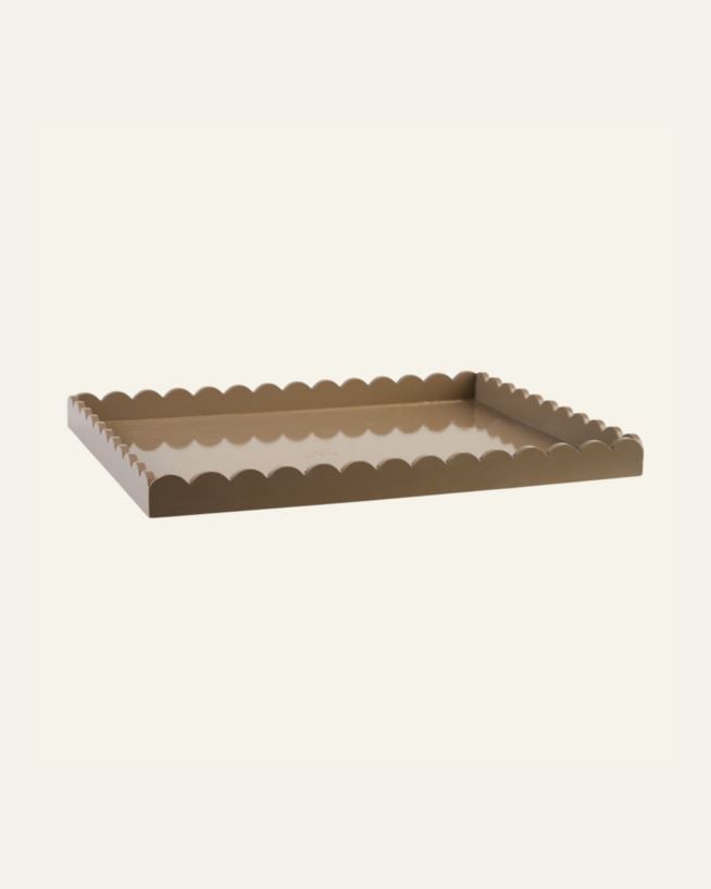 Tablett Taupe - 30x40x3 cm Taupe - 1