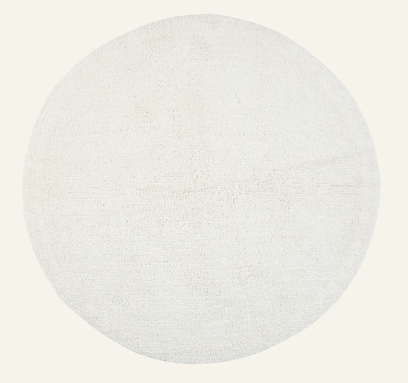 Badematte Offwhite - ø80 cm Offwhite - 1