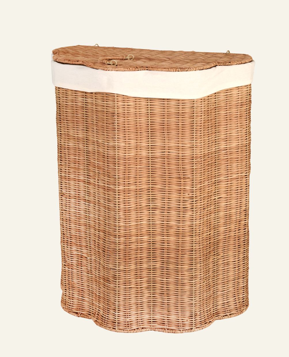 Wäschekorb Natur - 54x32x67 cm Natur - 1