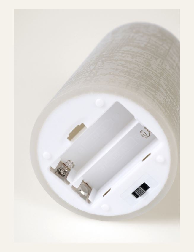 LED-Stumpenkerze Sand - 4