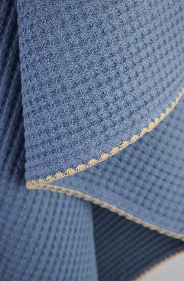 Geschirrtuch Grau-blau - 3