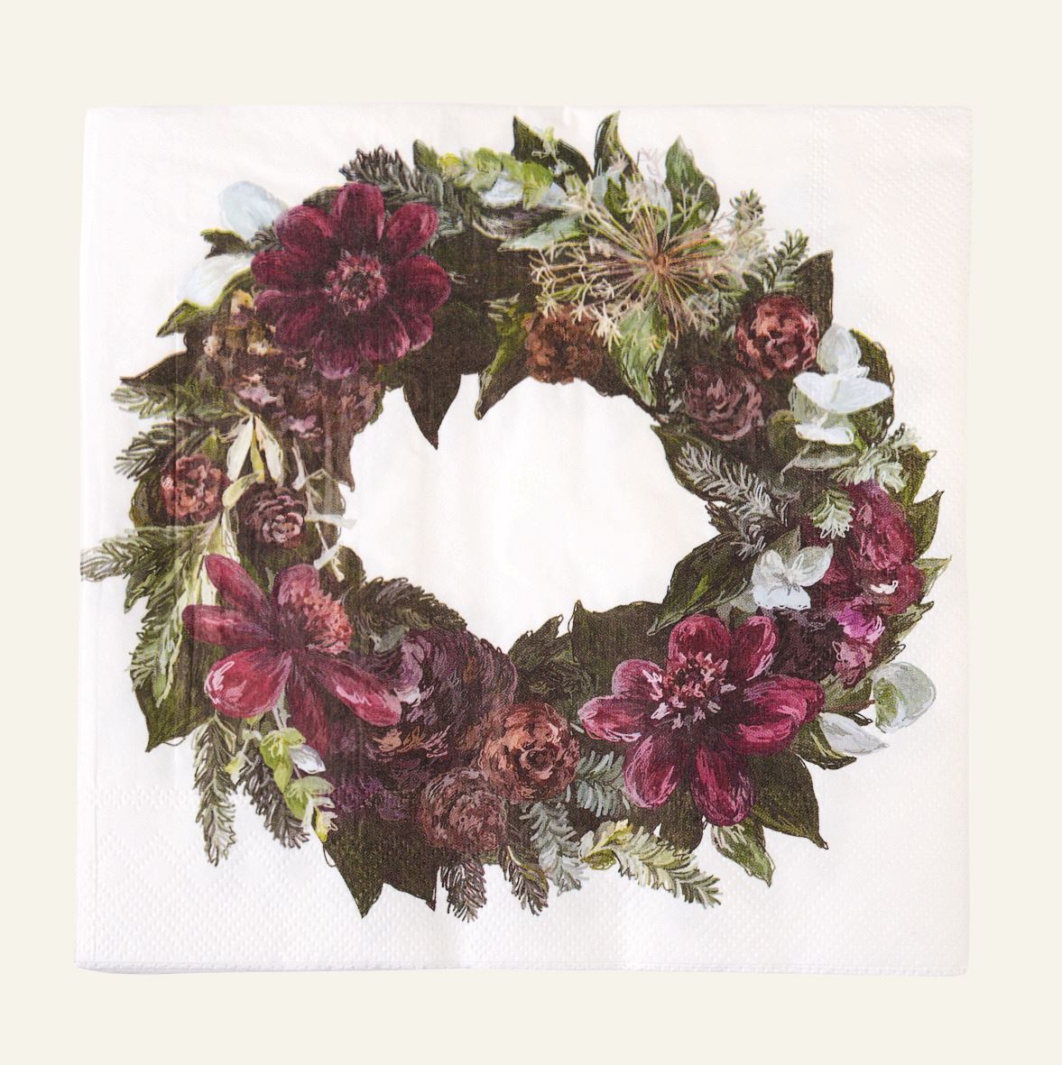 Servietten Multi/Rot - 40x40 cm Multi/Rot - 1