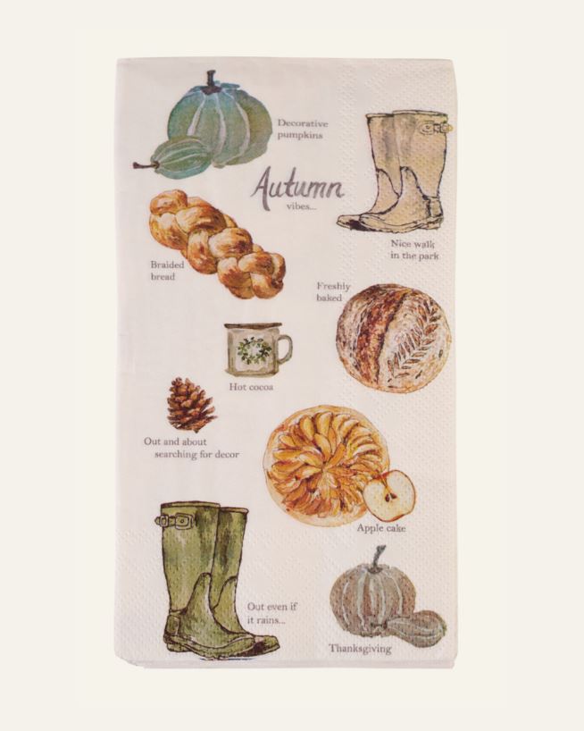 Buffetservietten Multi/Weiß - 33x42 cm Multi/Weiß - 1