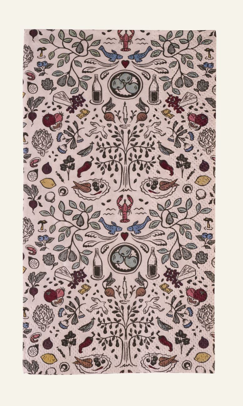 Buffetservietten Multi - 33x42 cm Multi - 1
