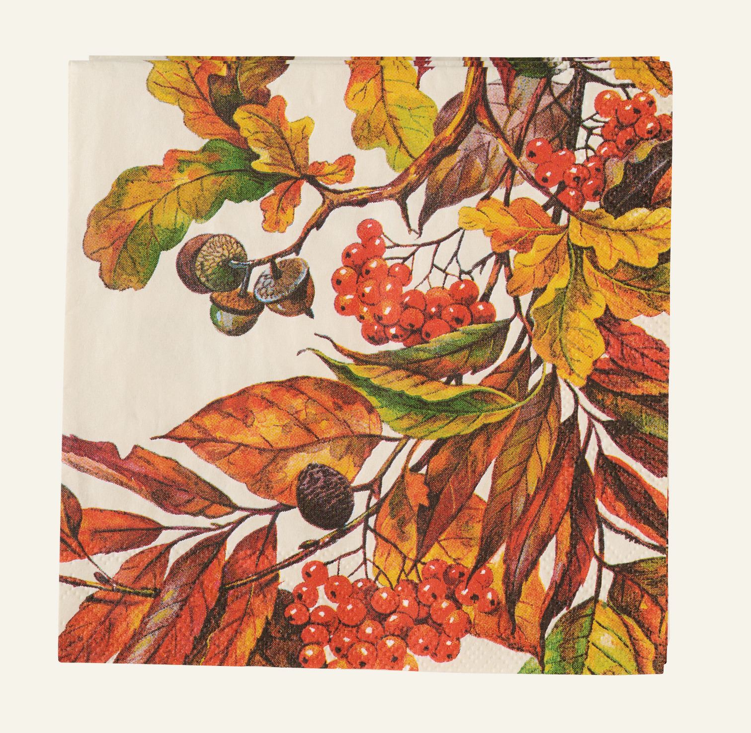 Cocktailservietten Multi/Orange - 25x25 cm Multi/Orange - 1