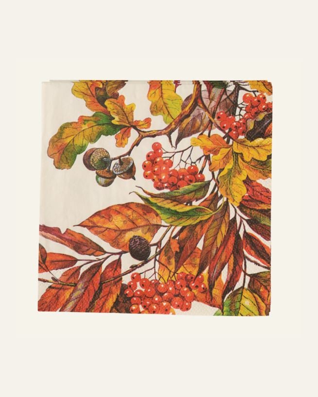 Cocktailservietten Multi/Orange - 25x25 cm Multi/Orange - 1