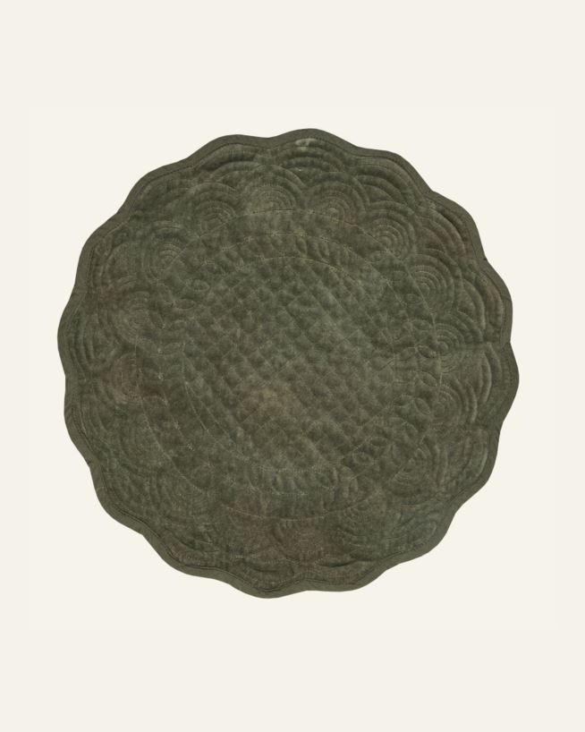 Platzset Dunkelgrün - ø40 cm Dunkelgrün - 1