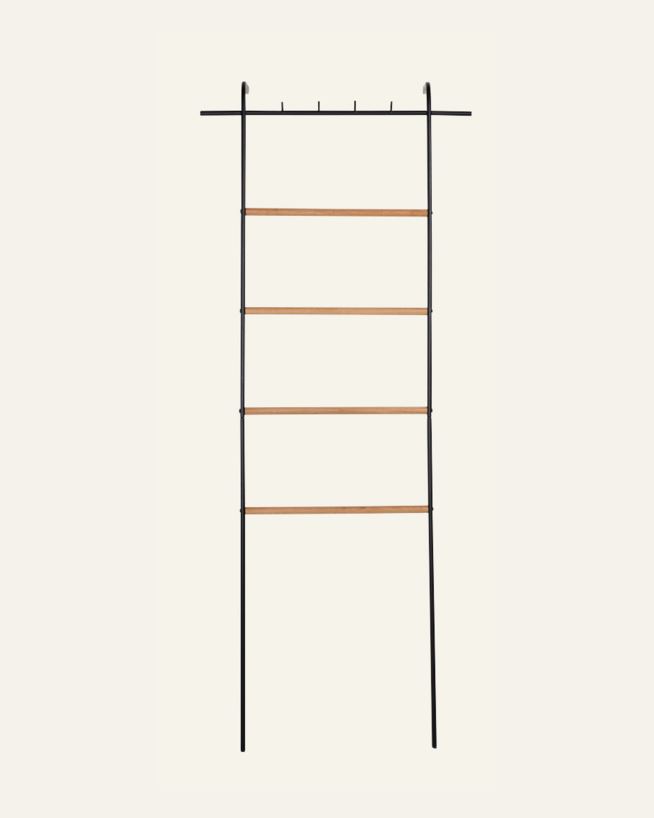 Leitern Schwarz - 68x165x17 cm Schwarz - 1