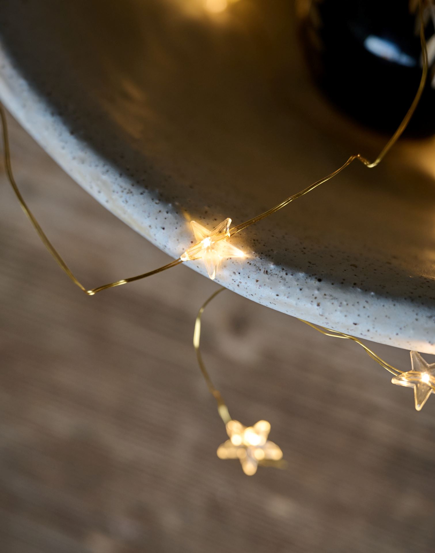 LED-Lichterkette Gold - 190 cm Gold - 1