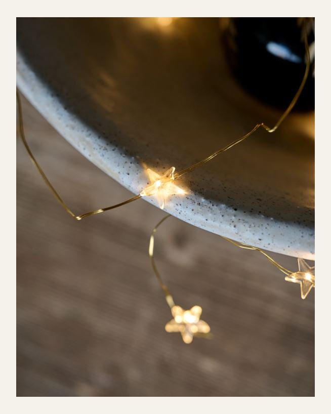 LED-Lichterkette Gold - 190 cm Gold - 1