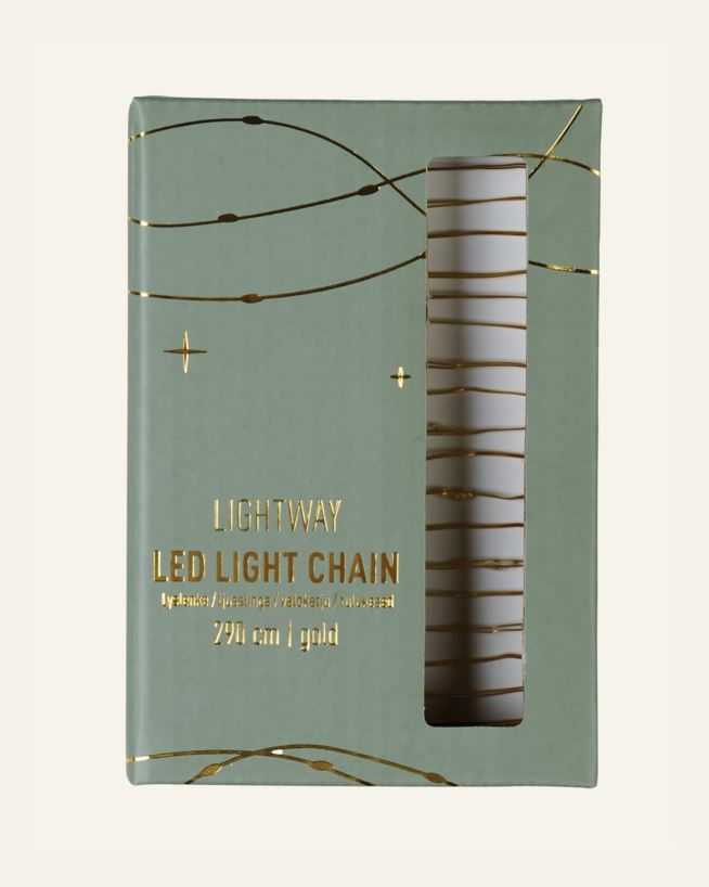 LED-Lichterkette Gold - 290 cm Gold - 1