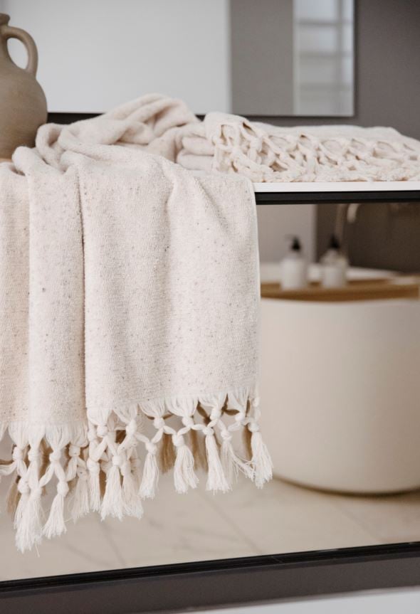 Strandtuch Beige - 2