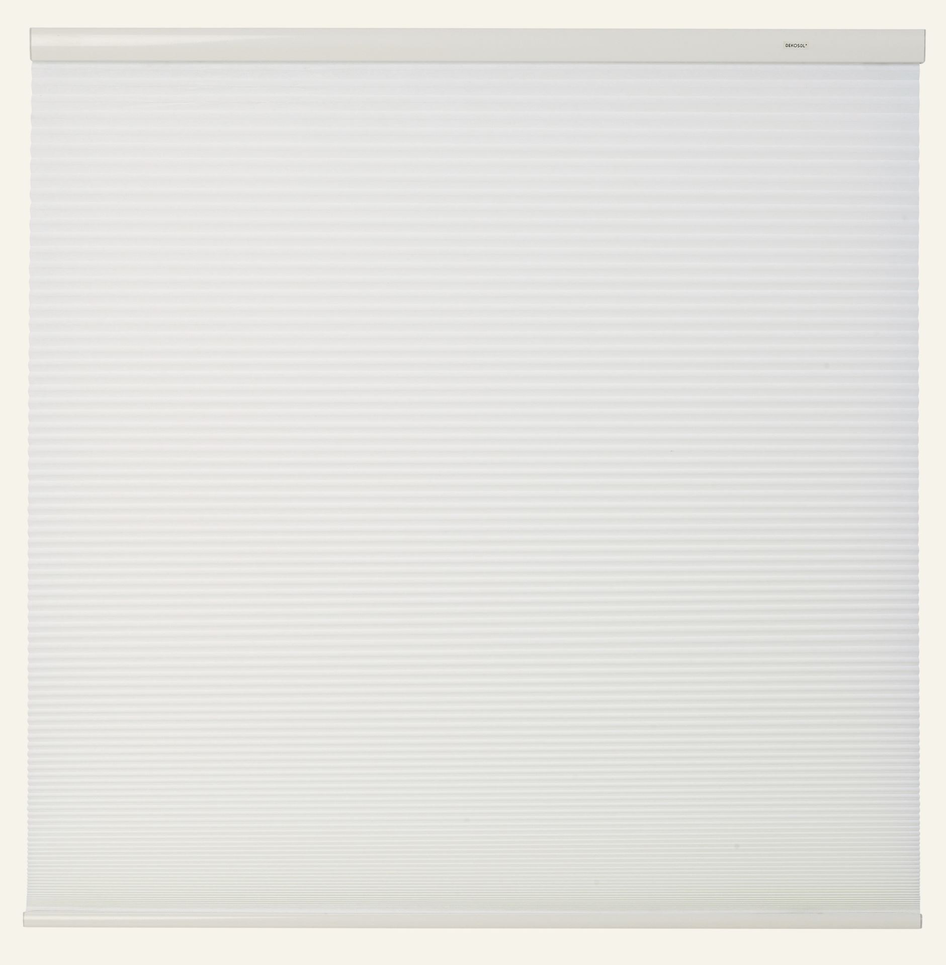 Doppelplissee-Jalousien Weiß - 80x210 cm Weiß - 1