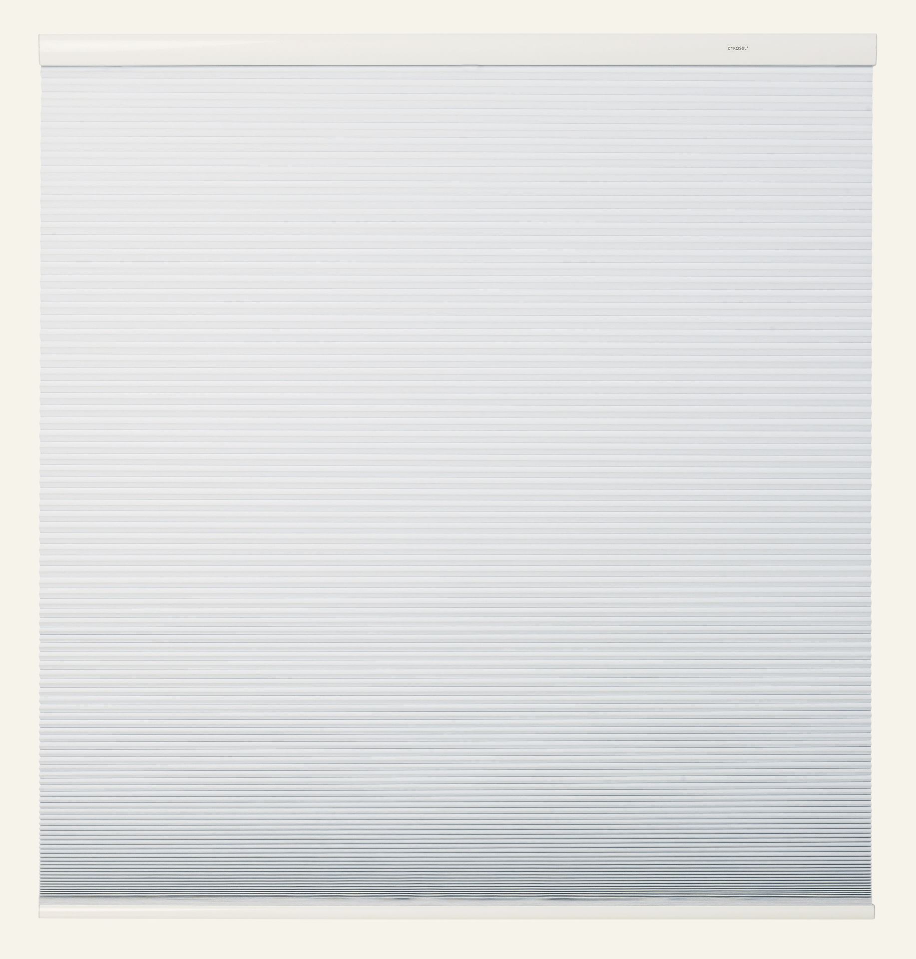 Verdunkelndes Doppelplissee Weiß - 90x210 cm Weiß - 1