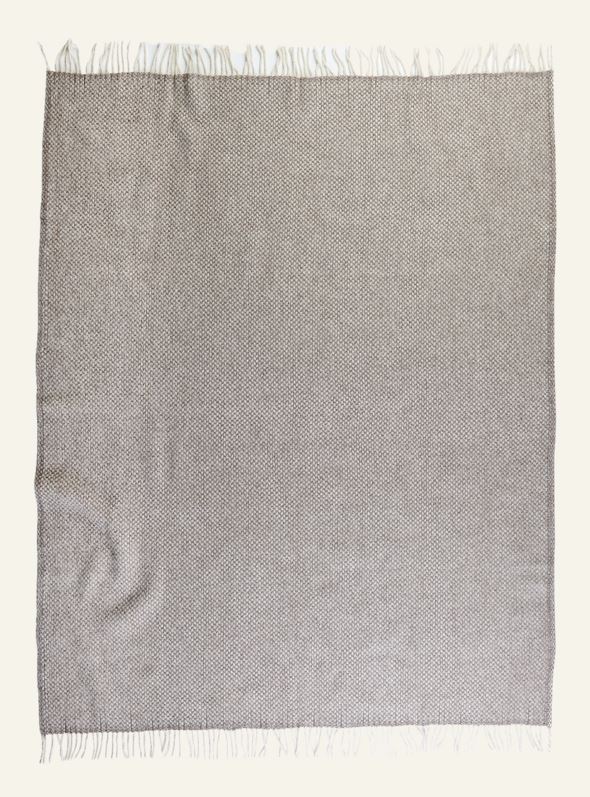 Wolldecke Taupe - 4