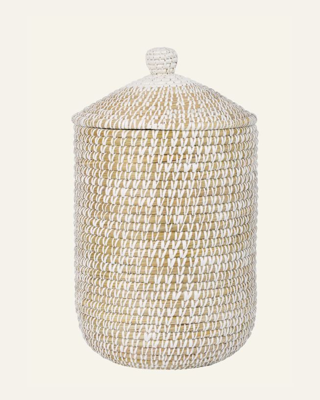 Wäschekorb Natur - H50cm Ø38cm Natur - 1