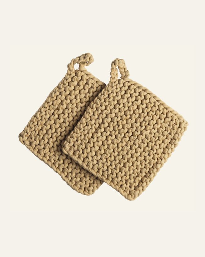 Topflappen Beige - 19x19 cm Beige - 1