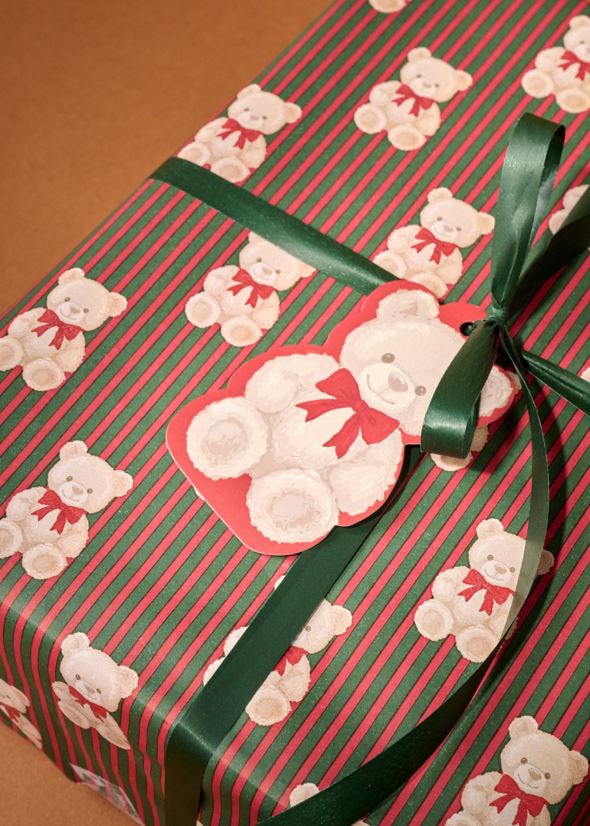 Geschenkanhänger Multi/Braun - 3
