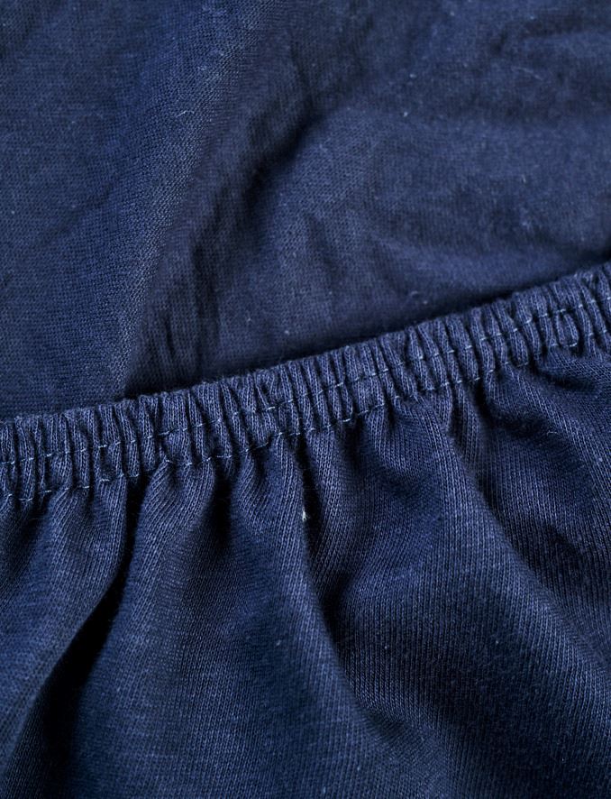 Spannbettlaken Marineblau - 2