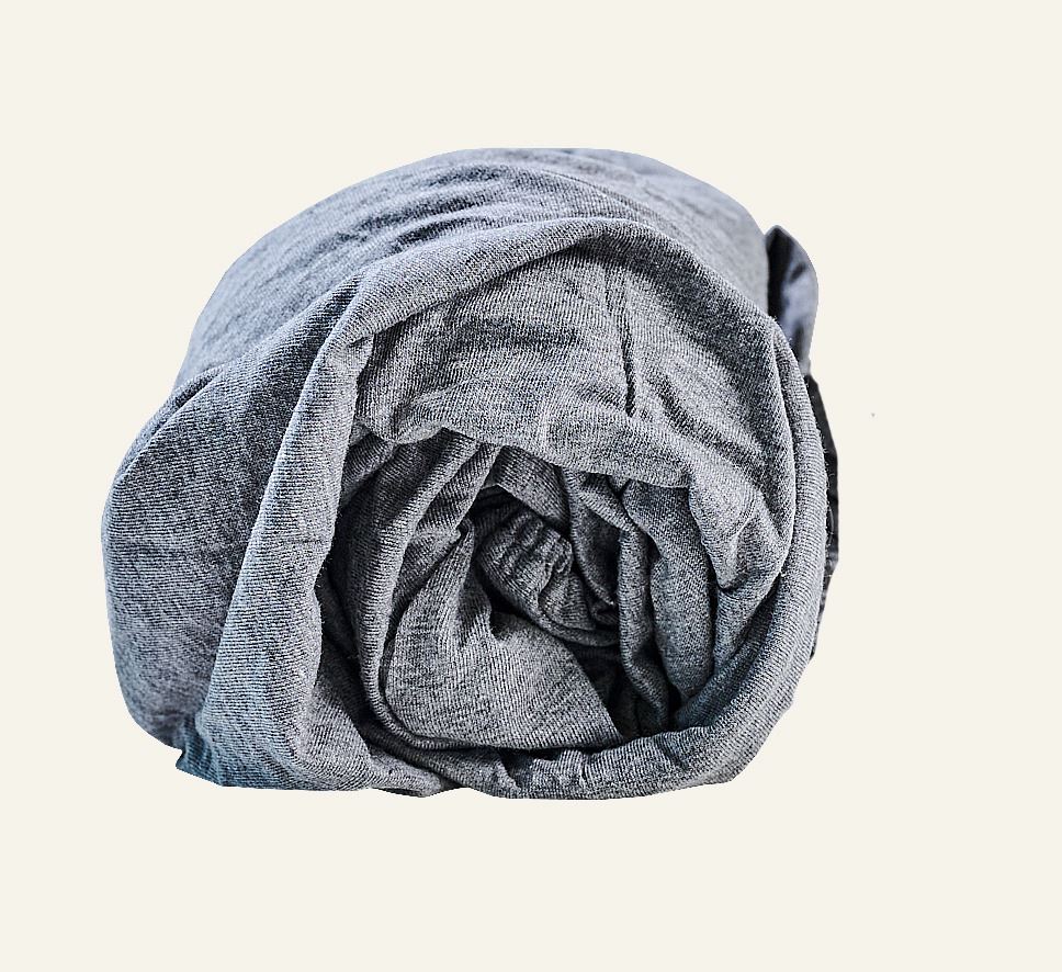 Spannbettlaken Grau - 5