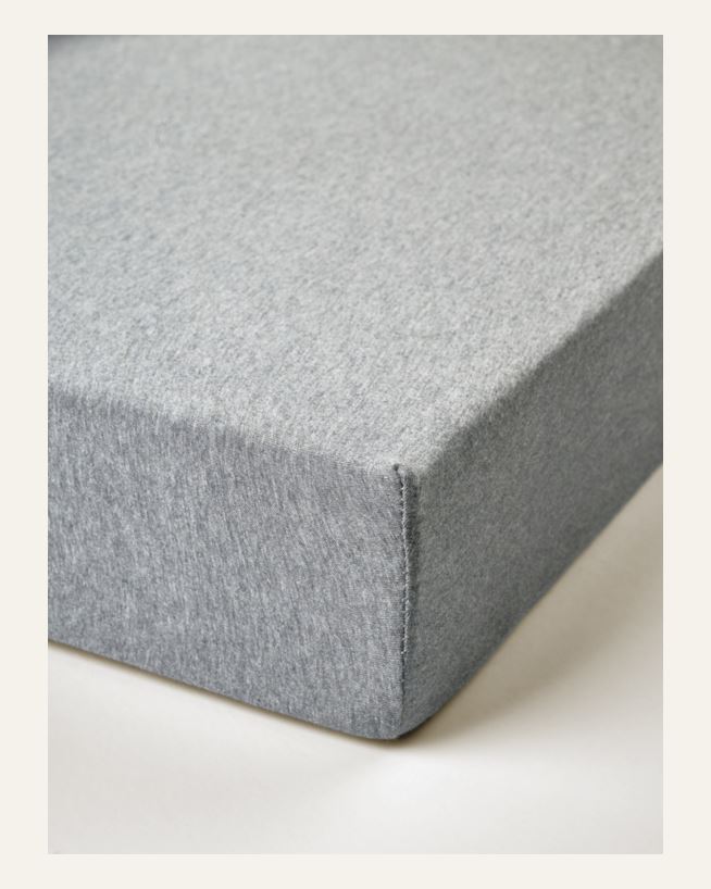 Spannbettlaken Grau - 90x200 cm Grau - 1