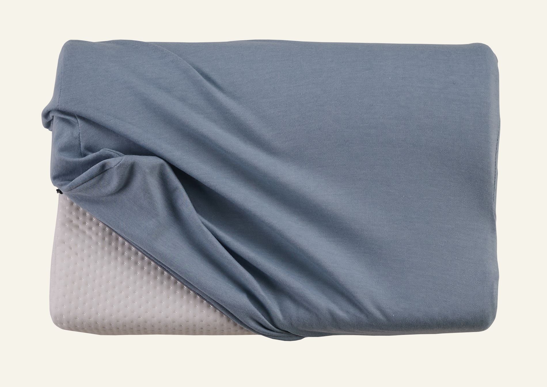 Stretch-Kissenbezug Himmelblau - 2