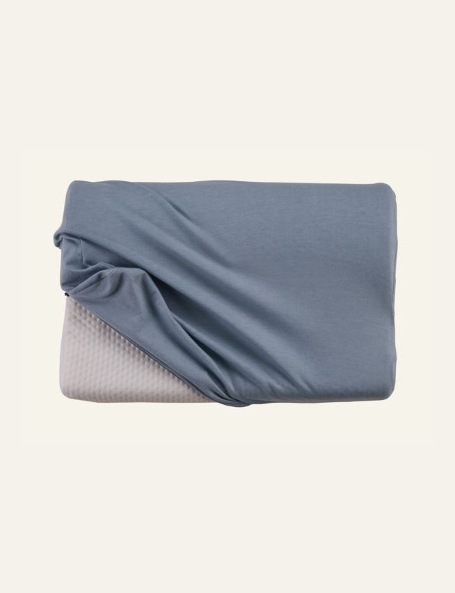 Stretch-Kissenbezug Himmelblau - 2