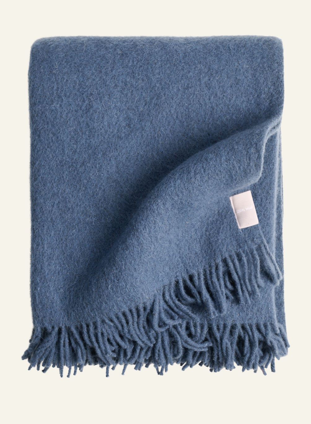 Wolldecke Blau - 130x170 cm Helltürkis - 1