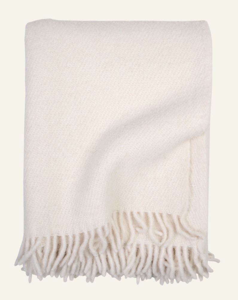 Wolldecke Offwhite - 130x170 cm Offwhite - 1
